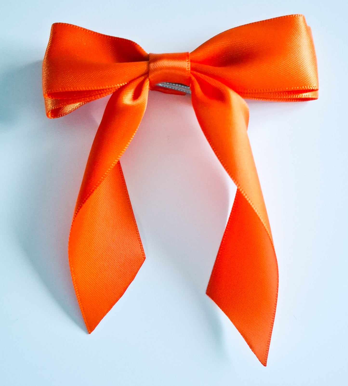 School Ribbon Bow Hair Elastics | 2.5cm Satin Double Bows