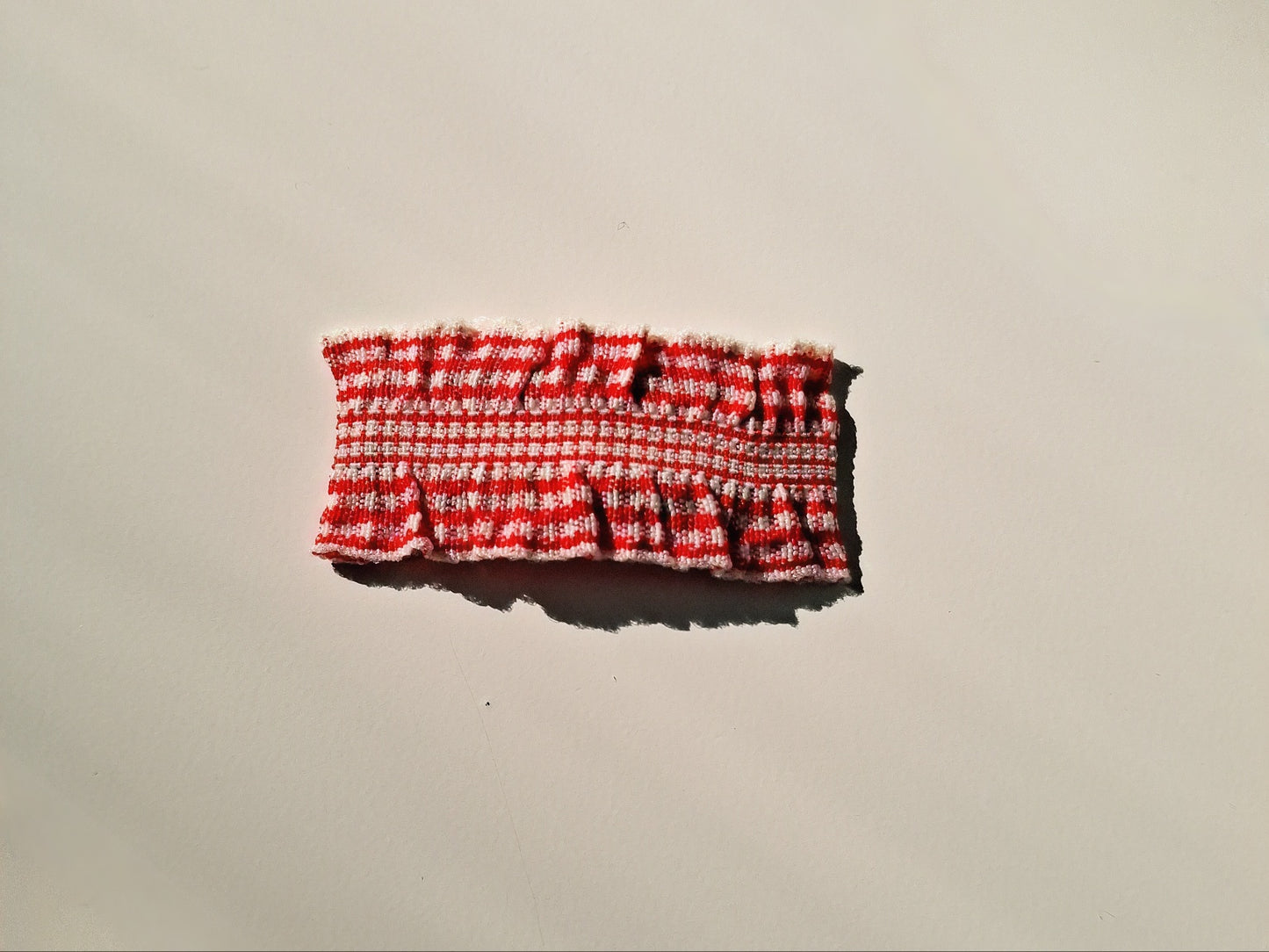 Gingham Check Snap Hair Clip Set | Handmade 2-Piece Cotton Clips